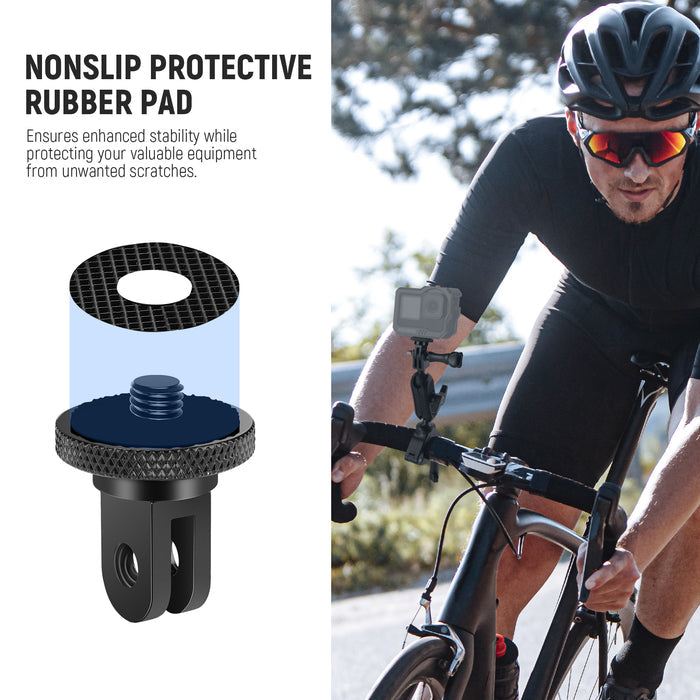 The nonslip rubber pad enhances friction and prevents sliding during use