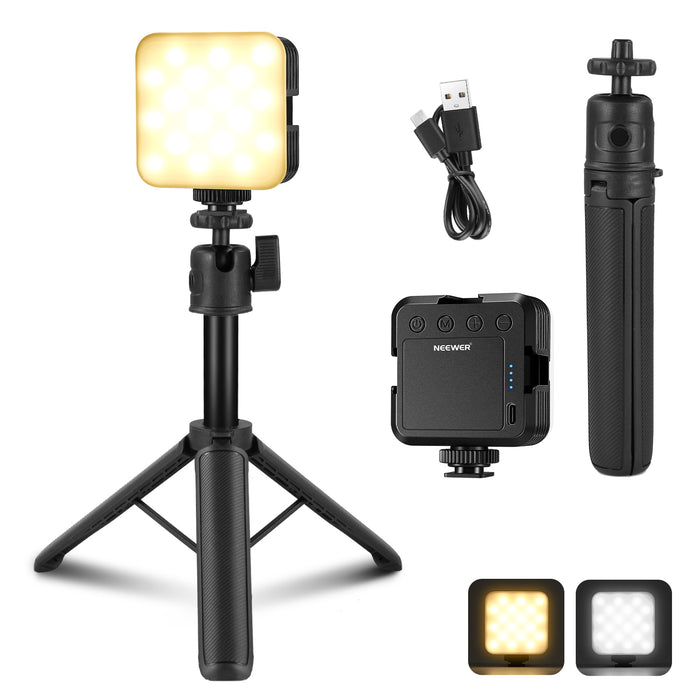 NEEWER NL-36AI LED Video Light with Desk Tripod Stand