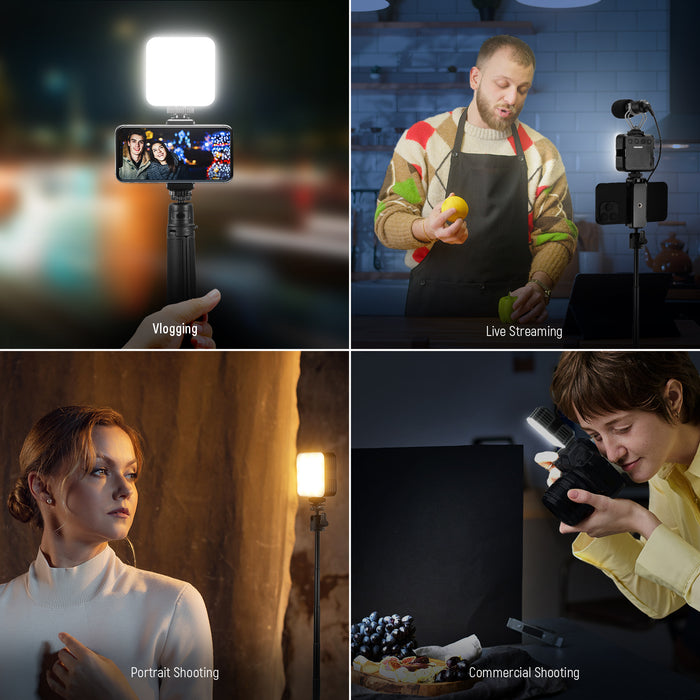 NEEWER NL-36AI LED Camera Video Light with Desk Tripod Stand