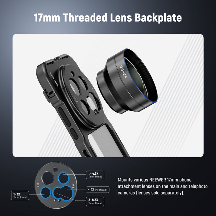 17mm Threaded Lens Backplate