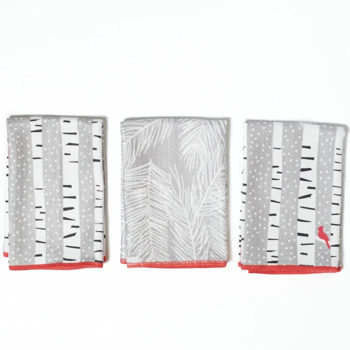 Once Again Home Mighty Mini Towels (Set of 3): KN Cardinal