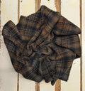 ORANGE Hand Dyed Plaid Wool (Dark)