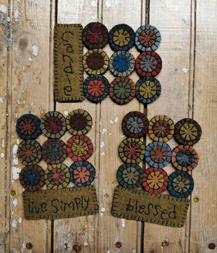 PENNY PATCH Mat Paper Pattern - All About Ewe Wool Shop