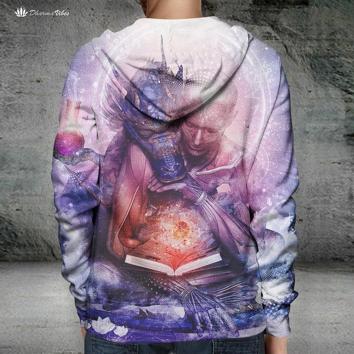 Perhaps The Dreams Are Of Soulmates by Cameron Gray Visionary Hoodie