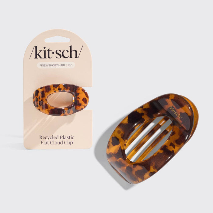 Plastic Small Flat Cloud Clip - Tort - Posh West Boutique
