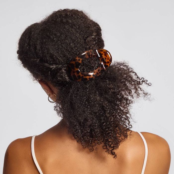 Plastic Small Flat Cloud Clip - Tort - Posh West Boutique