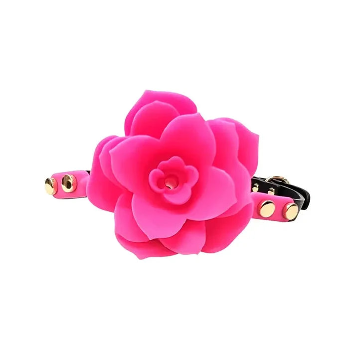 Pink Silicone Breathable Flower Ball Gag - Rolik®