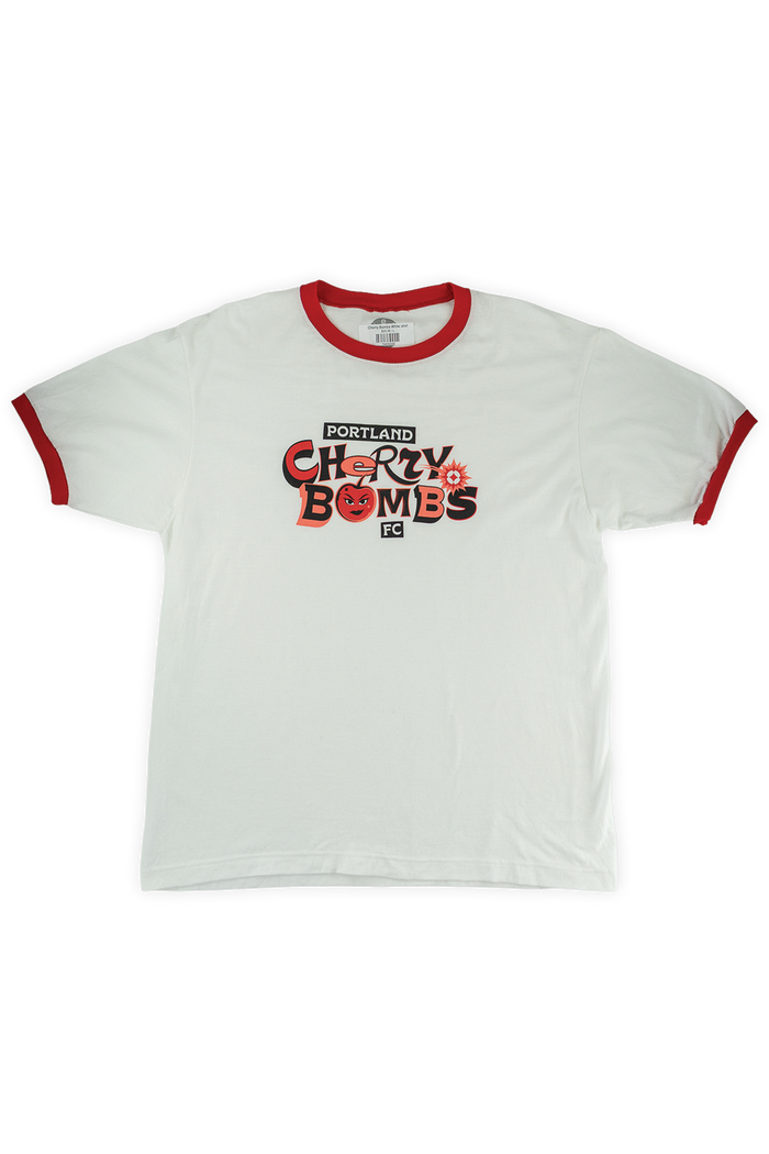 [ Portland Cherry Bombs ] Rebel Girl Ringer Tee - Official League