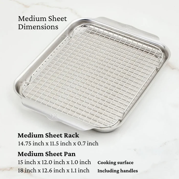 Provisions Ovenbond: Tri-ply Medium Sheet Pan with Rack