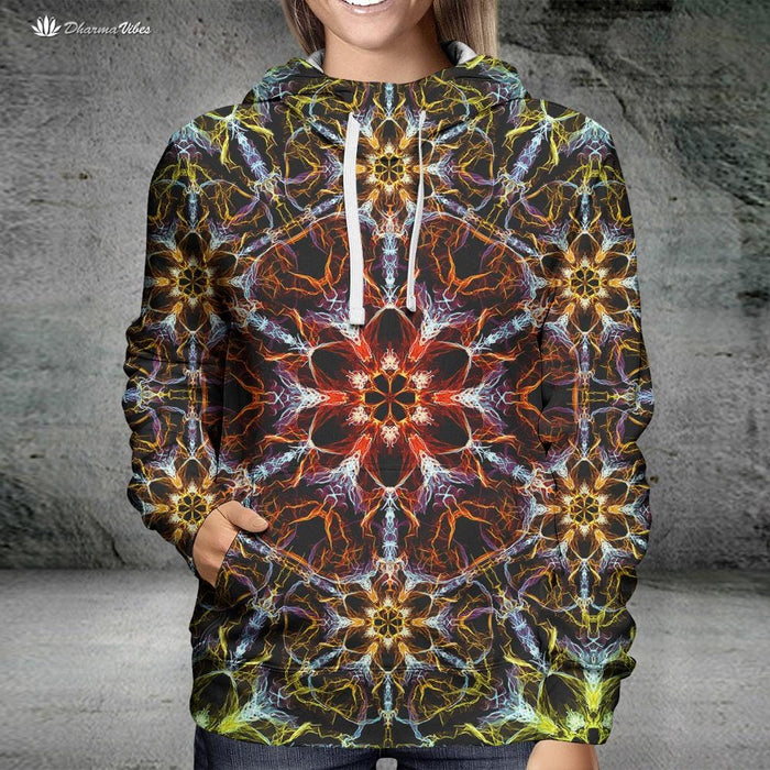 Psyched by YantrArt Design Psychedelic Hoodie