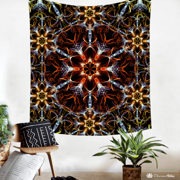 Psyched by YantrArt Design Psychedelic Tapestry