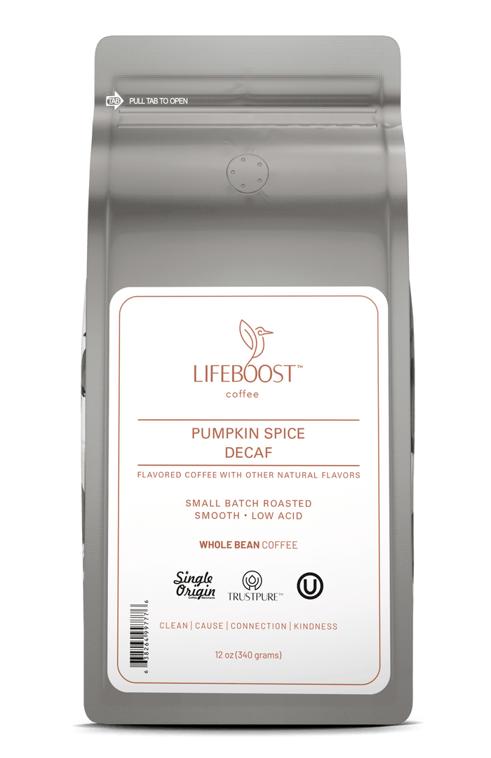 Pumpkin Spice Decaf - Lifeboost Coffee
