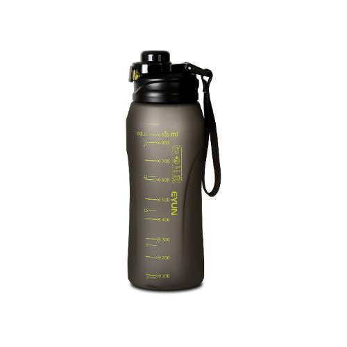 water bottle 950 ML black front view