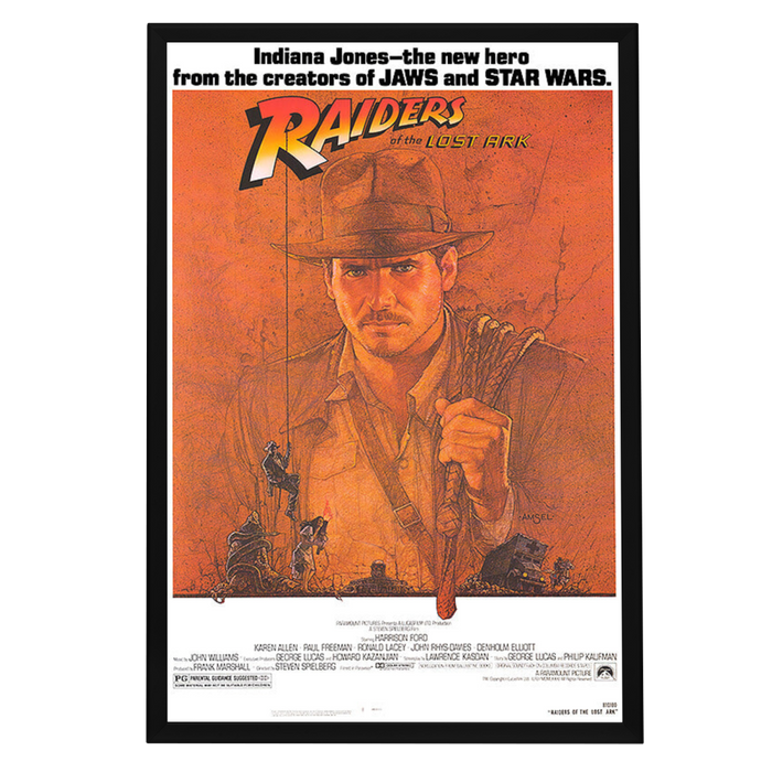 "Raiders of the Lost Ark" (1981) Framed Movie Poster