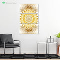 Raising - Clear Gold by YantrArt 3-Piece Canvas