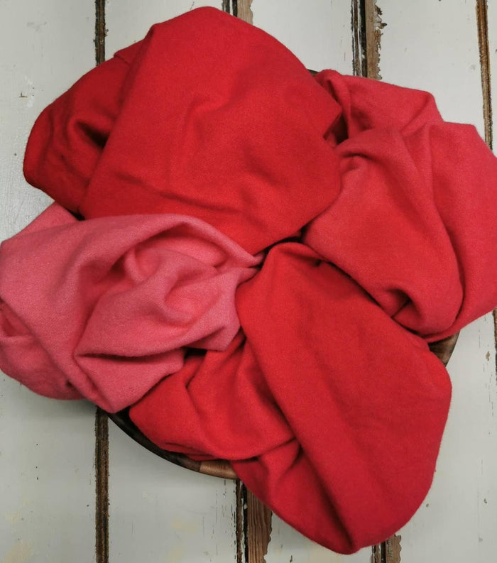 RED 02 Hand Dyed Wool - All About Ewe Wool Shop