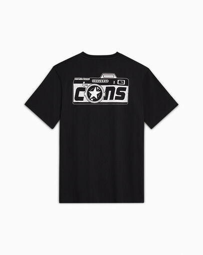 Remera Converse Cons Camera Tee Negro
