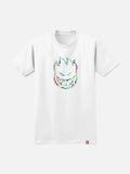 Remera Spitfire Floral Bighead Blanco