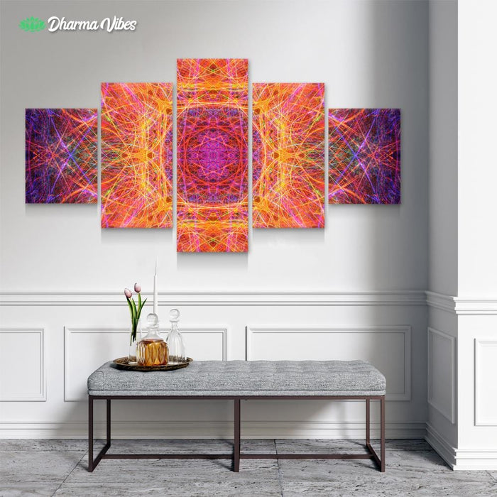 Residual Trip by YantrArt 5-Piece Canvas