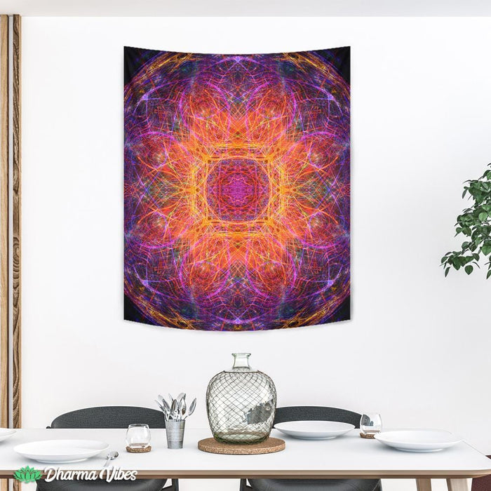 RESIDUAL TRIP by YantrArt Tapestry