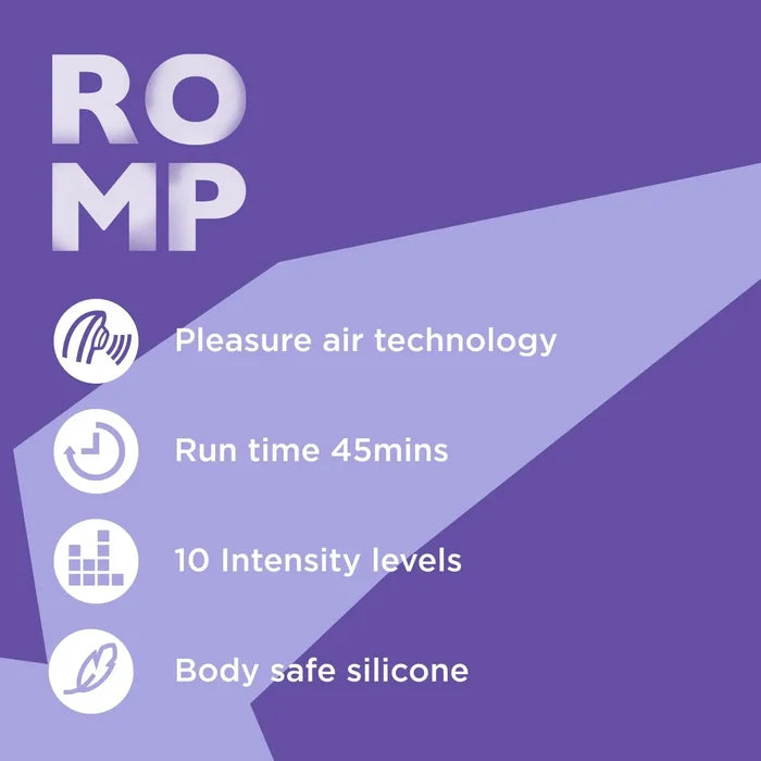 ROMP™ Free X Pleasure Air Clitoral Stimulator Purple