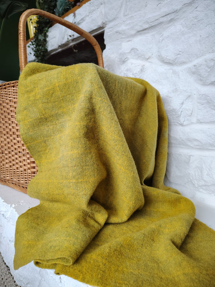 Saffron Hand Dyed Wool Fat Eighth Bundle