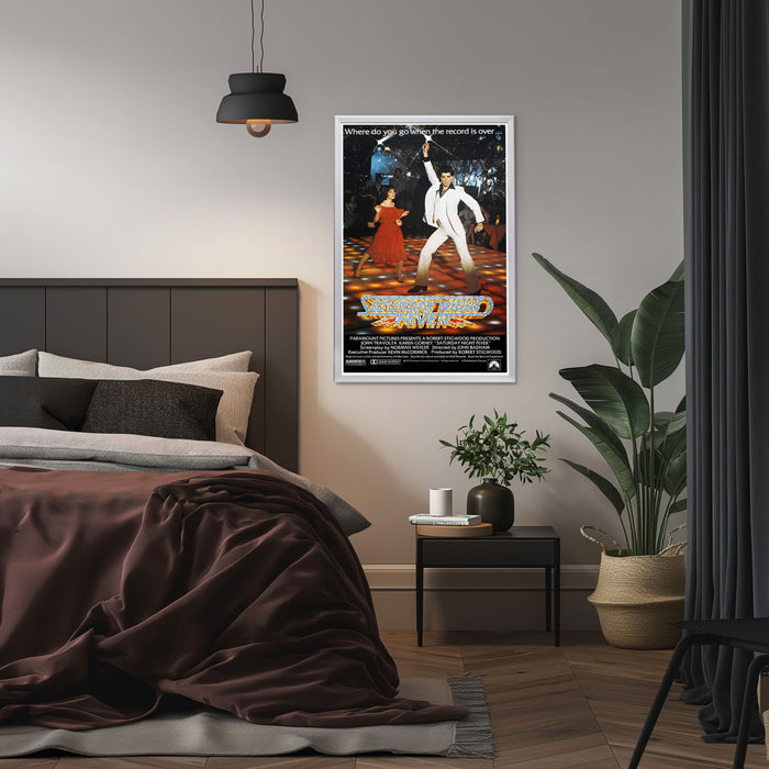 "Saturday Night Fever" (1977) Framed Movie Poster