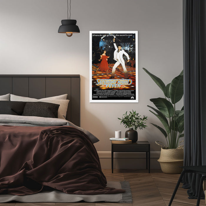 "Saturday Night Fever" (1977) Framed Movie Poster