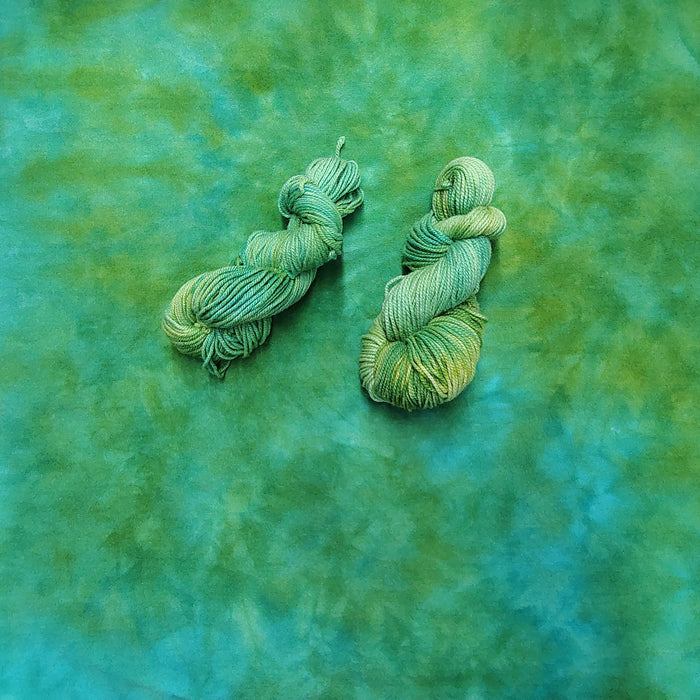 Sea Glass Hand Dyed Wool Yarn