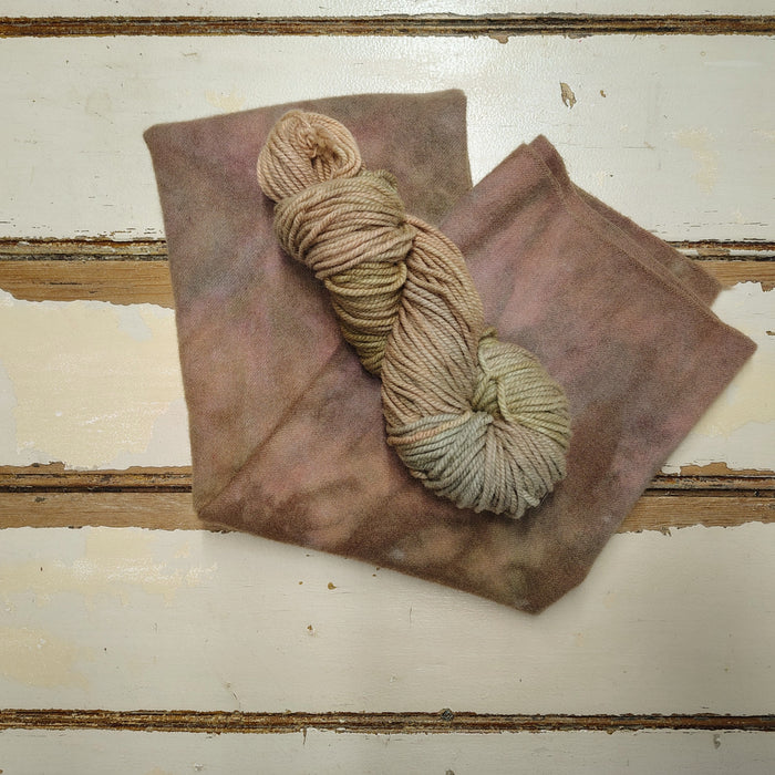 Seashell Hand Dyed Wool Yarn