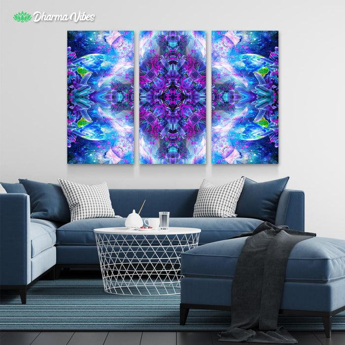 Set and Setting 2 by Cameron Gray 3-Piece Canvas
