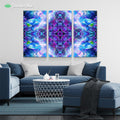 Set and Setting 2 by Cameron Gray 3-Piece Canvas