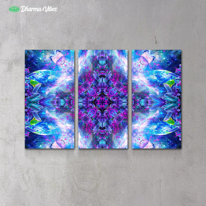 Set and Setting 2 by Cameron Gray 3-Piece Canvas
