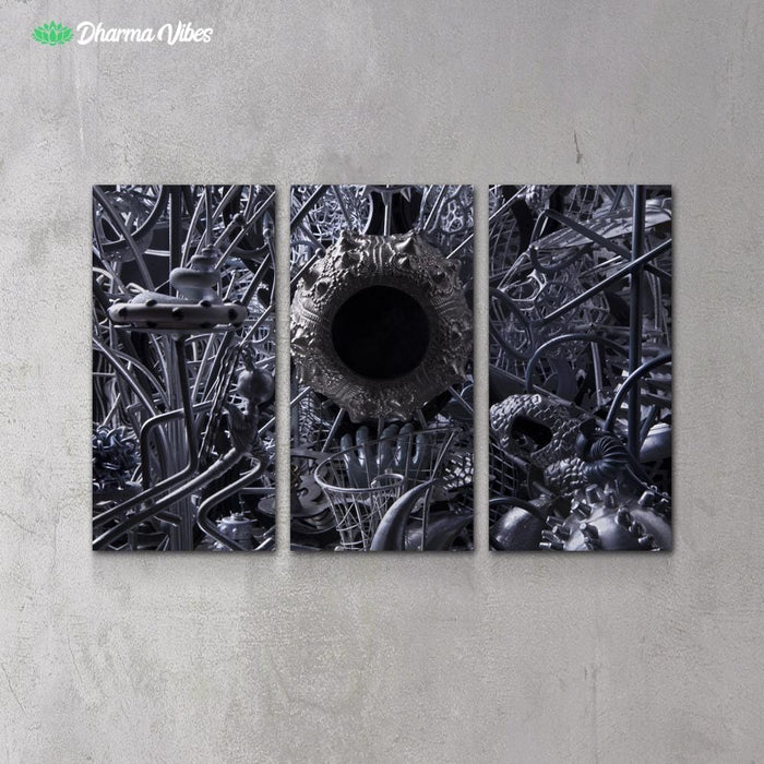 Shadowlands by LightWizard 3-Piece Canvas