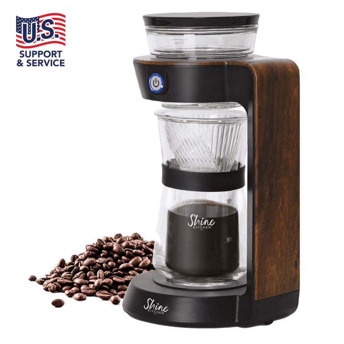 Shine Kitchen Co.® Autopour Automatic Pour Over Coffee Machine - Lifeboost Coffee