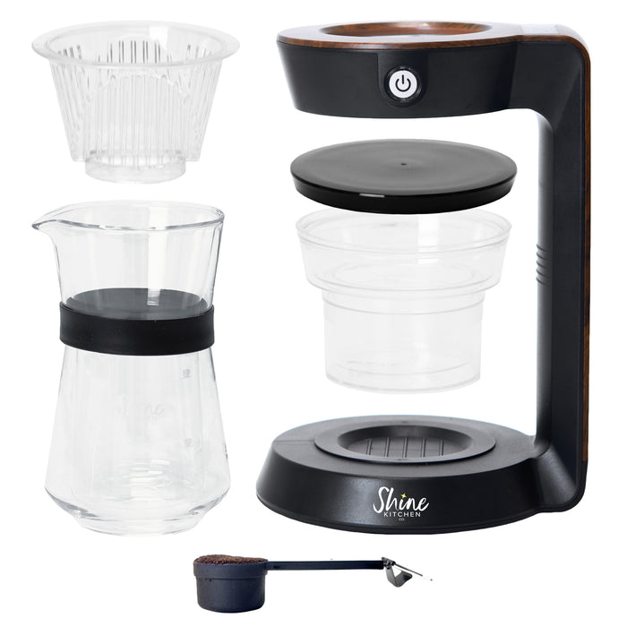 Shine Kitchen Co.® Autopour Automatic Pour Over Coffee Machine - Lifeboost Coffee