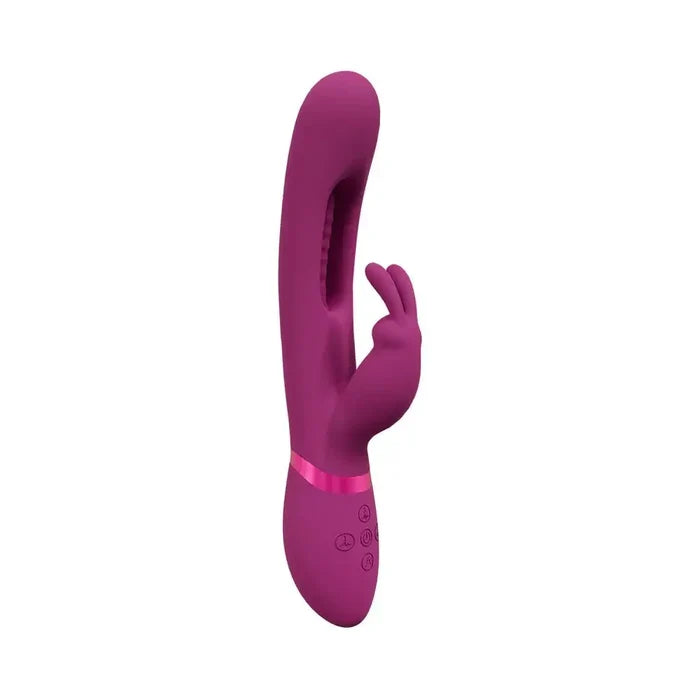 Vive Mika Triple Motor Vibrating Rabbit with G - Spot Flapping Stimulator - Rolik®