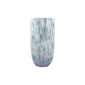 Sip Sip Rosa and Aqua Confetti Drinking Glass