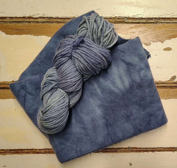 Slate 01 M Hand Dyed Wool Yarn