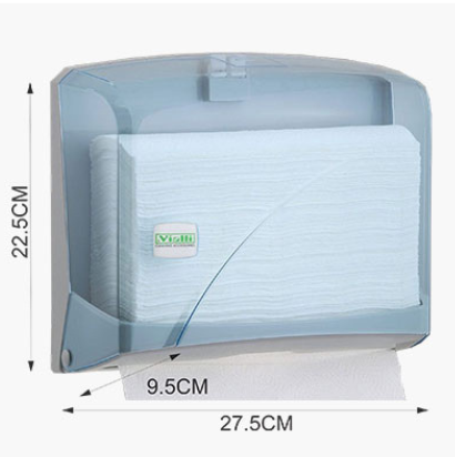 tissue dispenser in Egyptian home blue-transparent