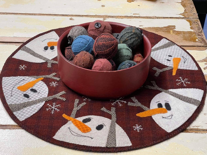 SNOW DANCE MAT Kit - All About Ewe Wool Shop