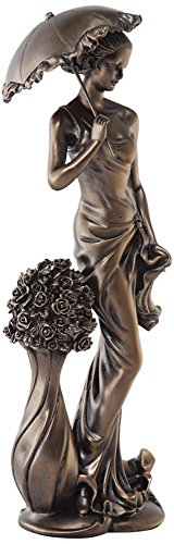 Springtime Promenade Bronze Finish 14 3/4" High Sculpture - EK CHIC HOME