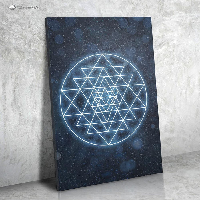 Sri Yantra Sacred Geometry by McAshe 1-Piece Canvas
