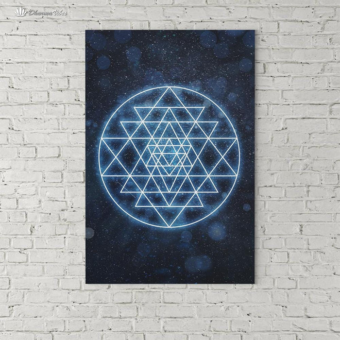 Sri Yantra Sacred Geometry by McAshe 1-Piece Canvas