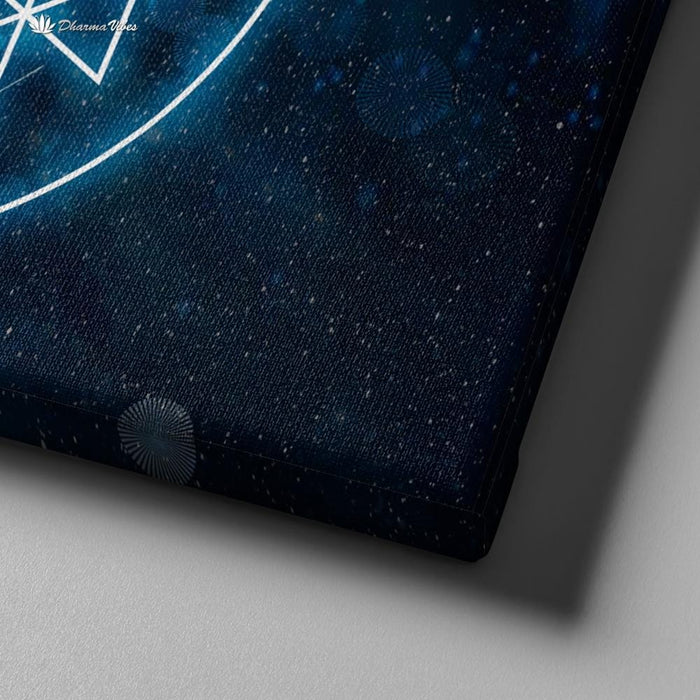 Sri Yantra Sacred Geometry by McAshe 1-Piece Canvas