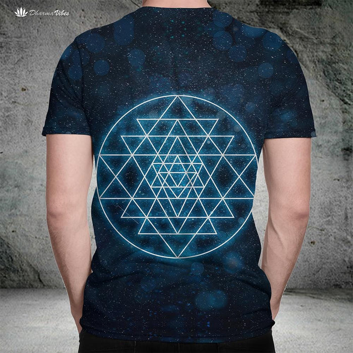 Sri Yantra Sacred Geometry by McAshe Shirt