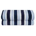 Striped Performance Bath Sheet Set, 2 Pack - EK CHIC HOME