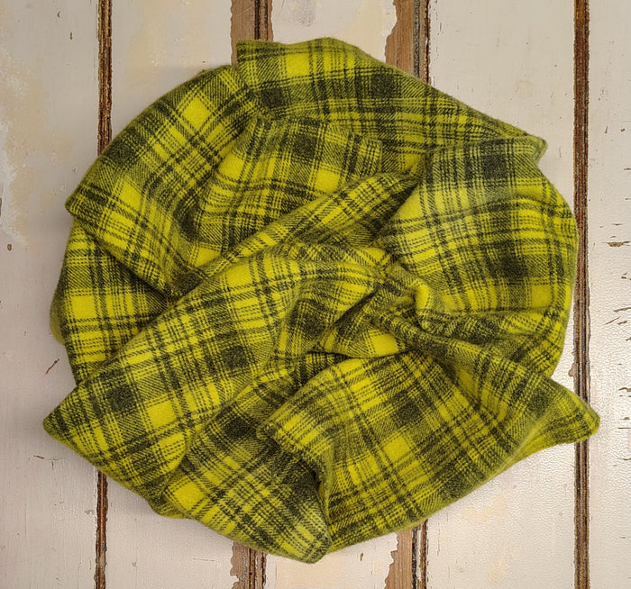 SUN YELLOW Hand Dyed Plaid Wool (Medium) (Wholesale)