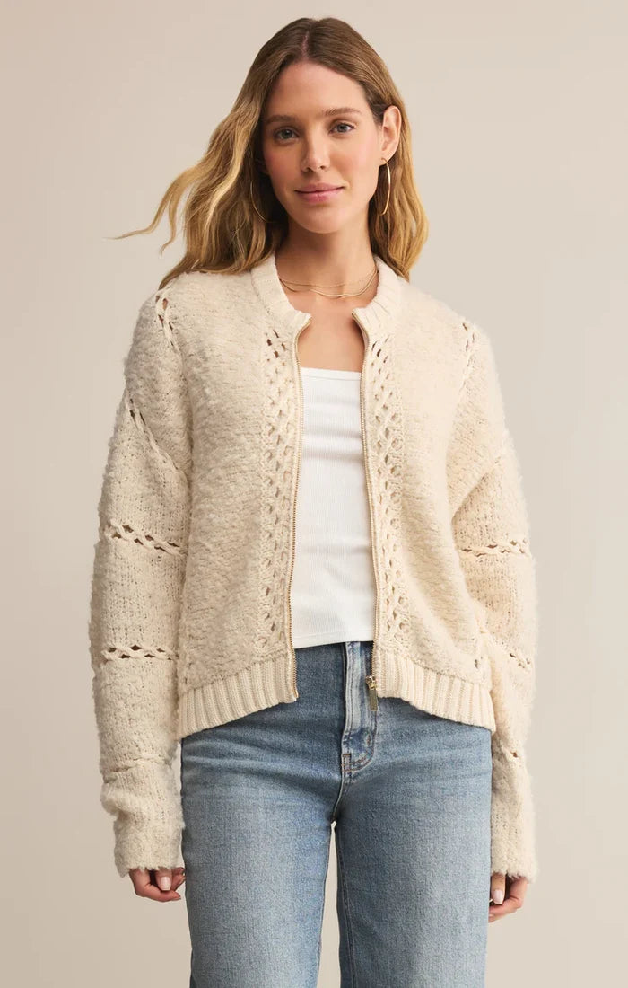 Sundance Zip-Up Sweater Jacket