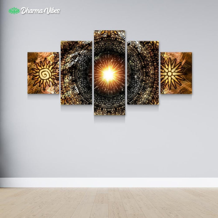 Sunshine by McAshe 5-Piece Canvas